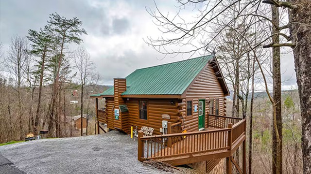 Front view of cabin