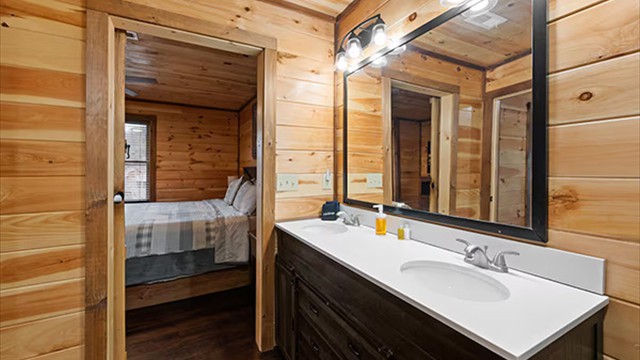 bathroom vanity and sink