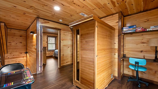 downstairs room