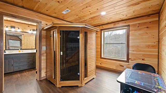 sauna downstairs